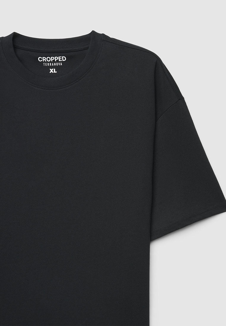 Men's Relaxed Elbow-Sleeve Minimalist Tee