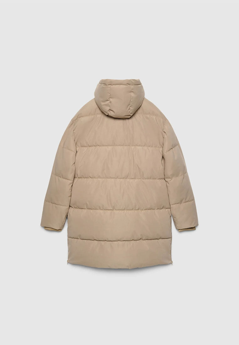 Men's Hooded Longline Puffer Parka