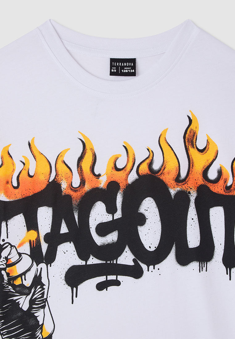 Kids Boys Short-sleeved T-shirt