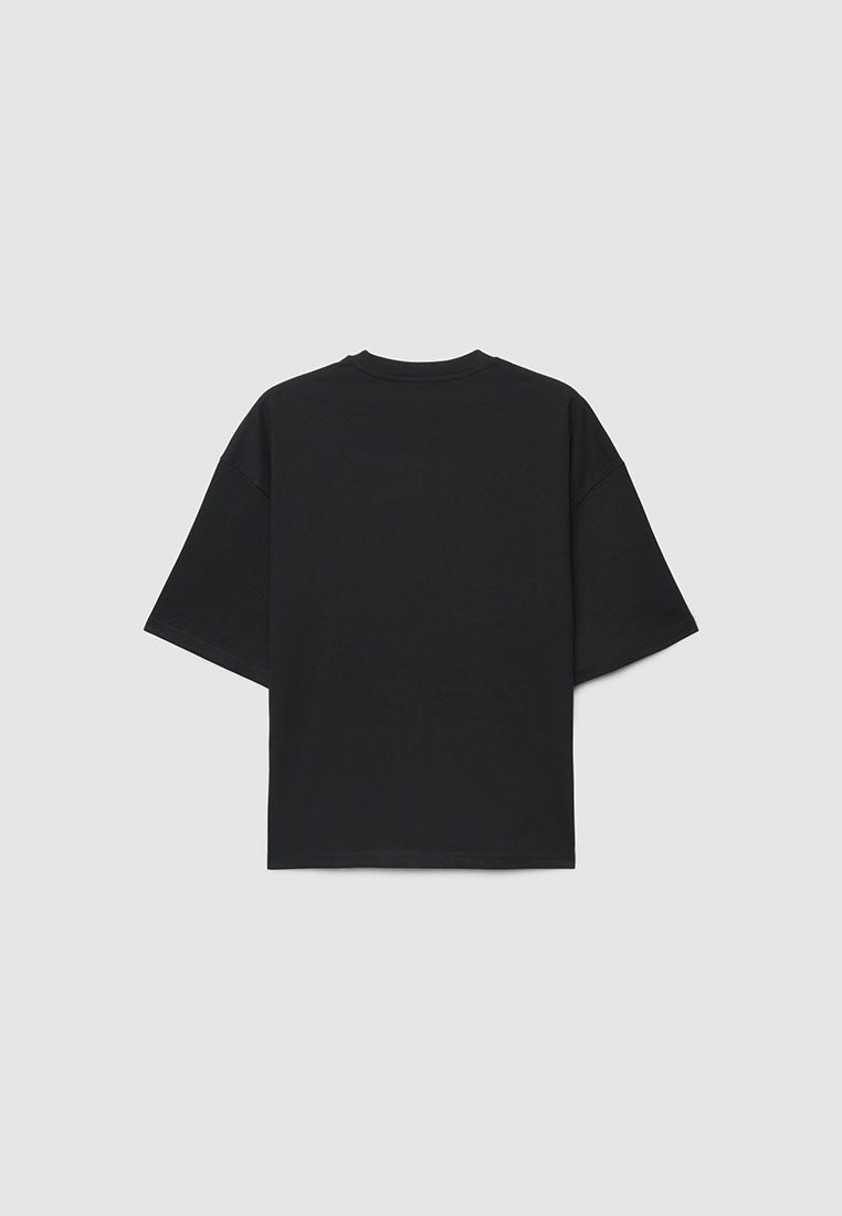 Men's Relaxed Elbow-Sleeve Minimalist Tee