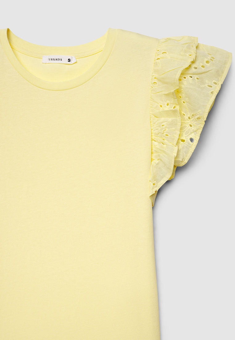 Women's Ruffle-trimmed Sleeves