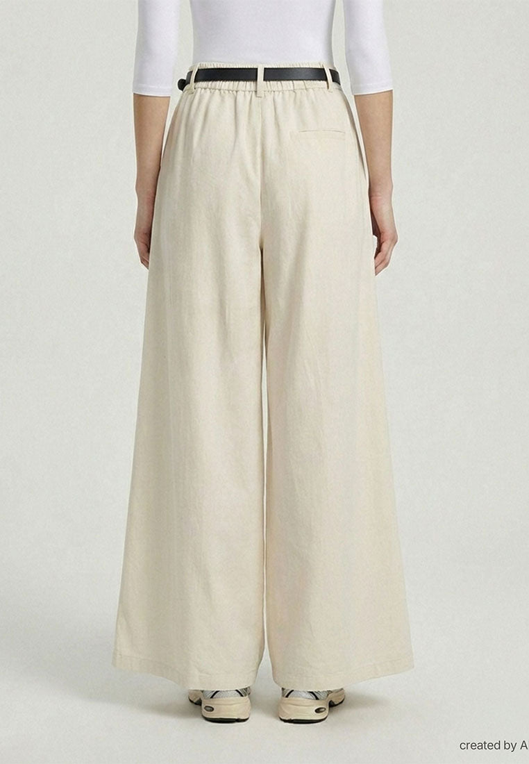 Women Silhoutte Wide Leg Trousers