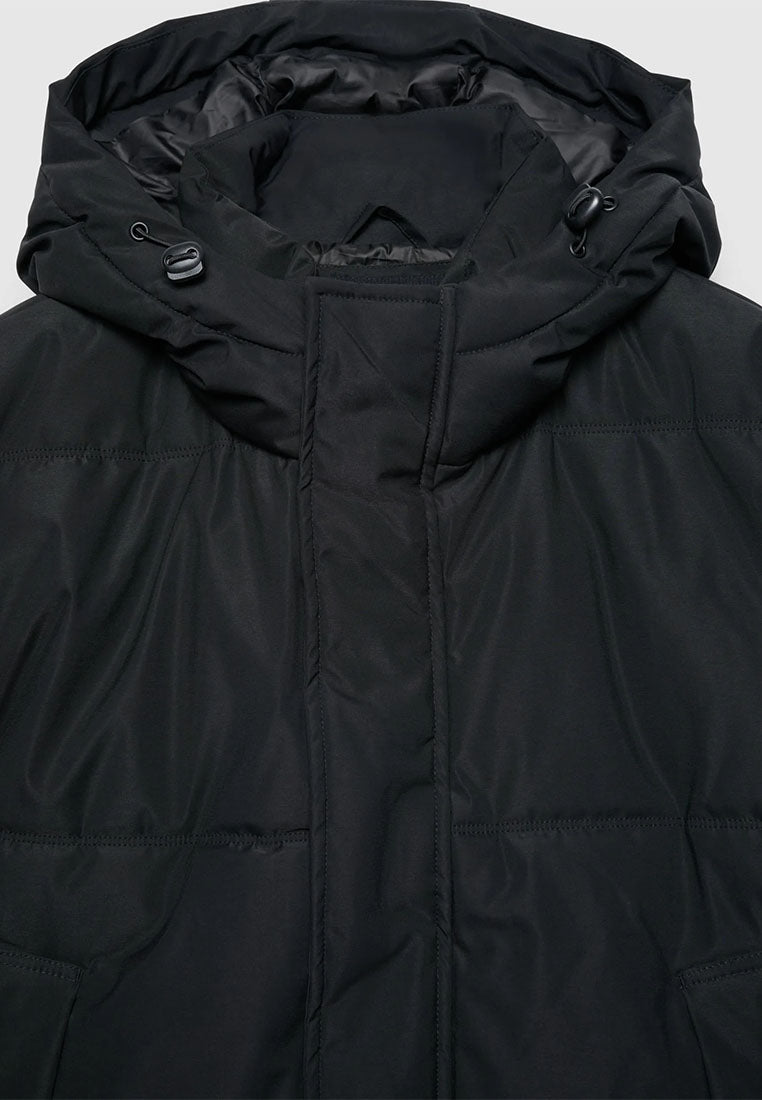 Men's Hooded Longline Puffer Parka