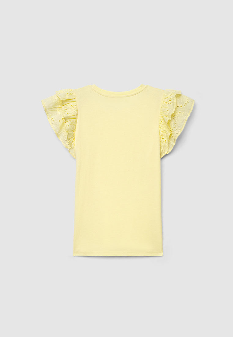 Women's Ruffle-trimmed Sleeves