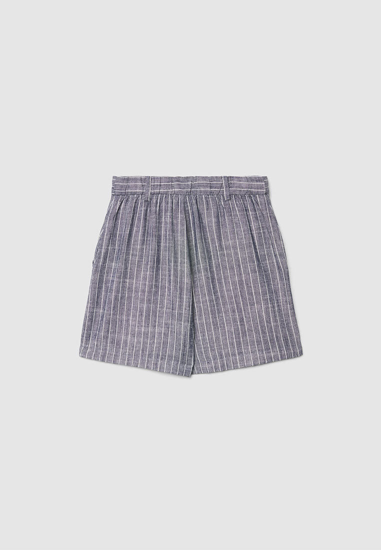 Women's Striped Bermuda Shorts