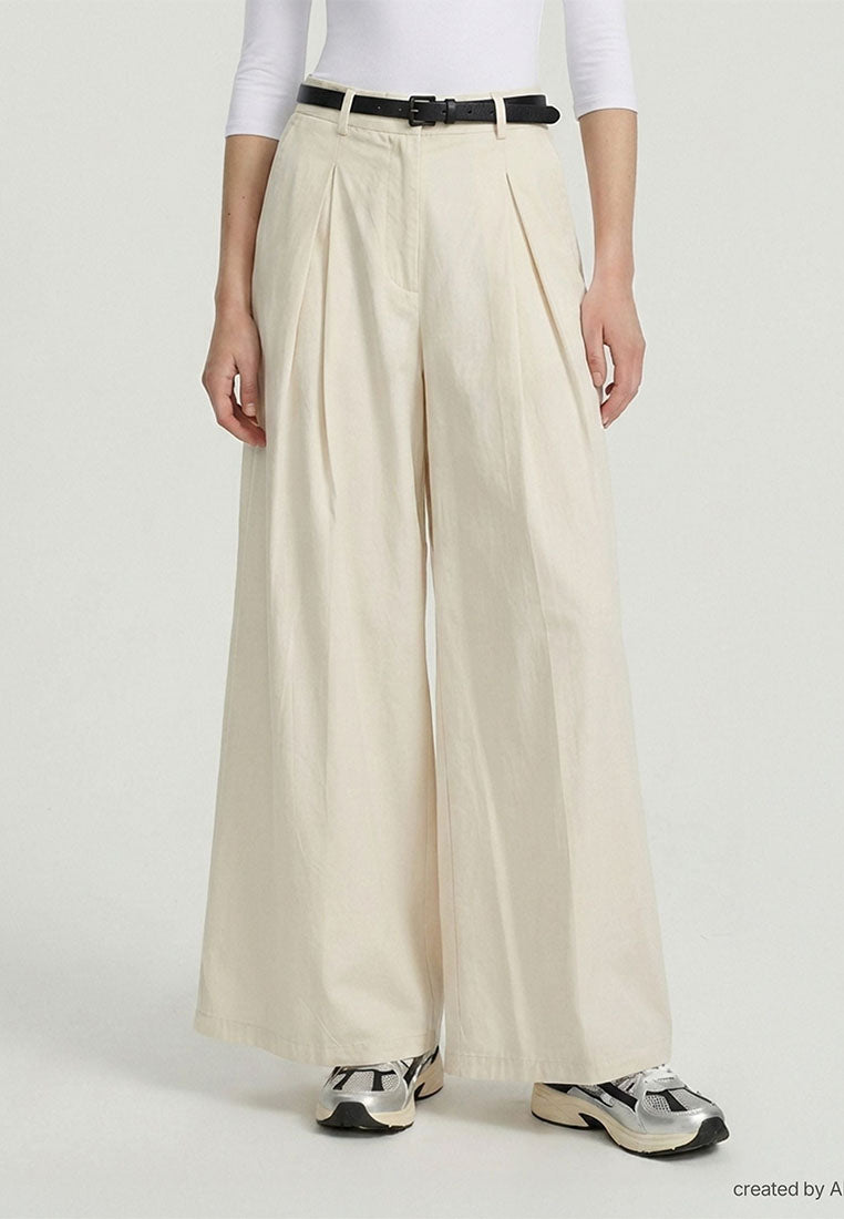 Women Silhoutte Wide Leg Trousers