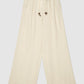 Women's Wide Leg Trouser with Beaded Woven Belt