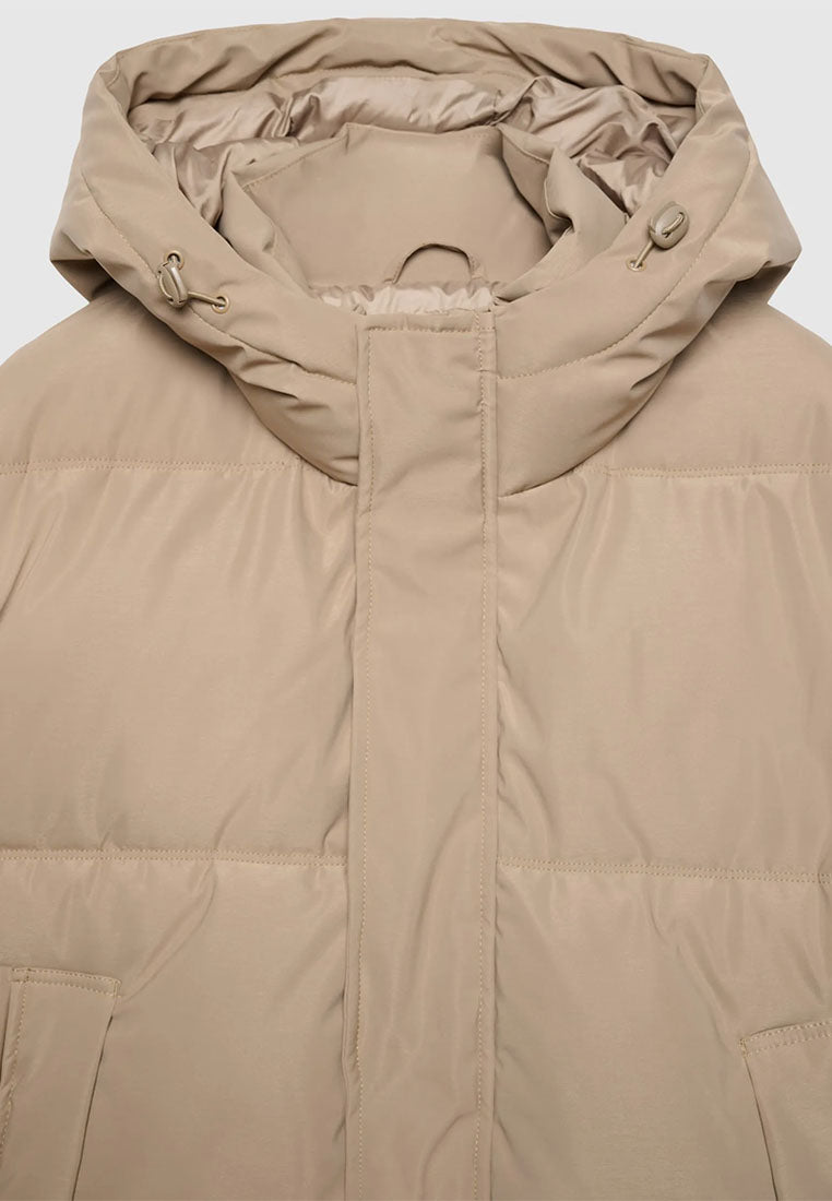 Men's Hooded Longline Puffer Parka