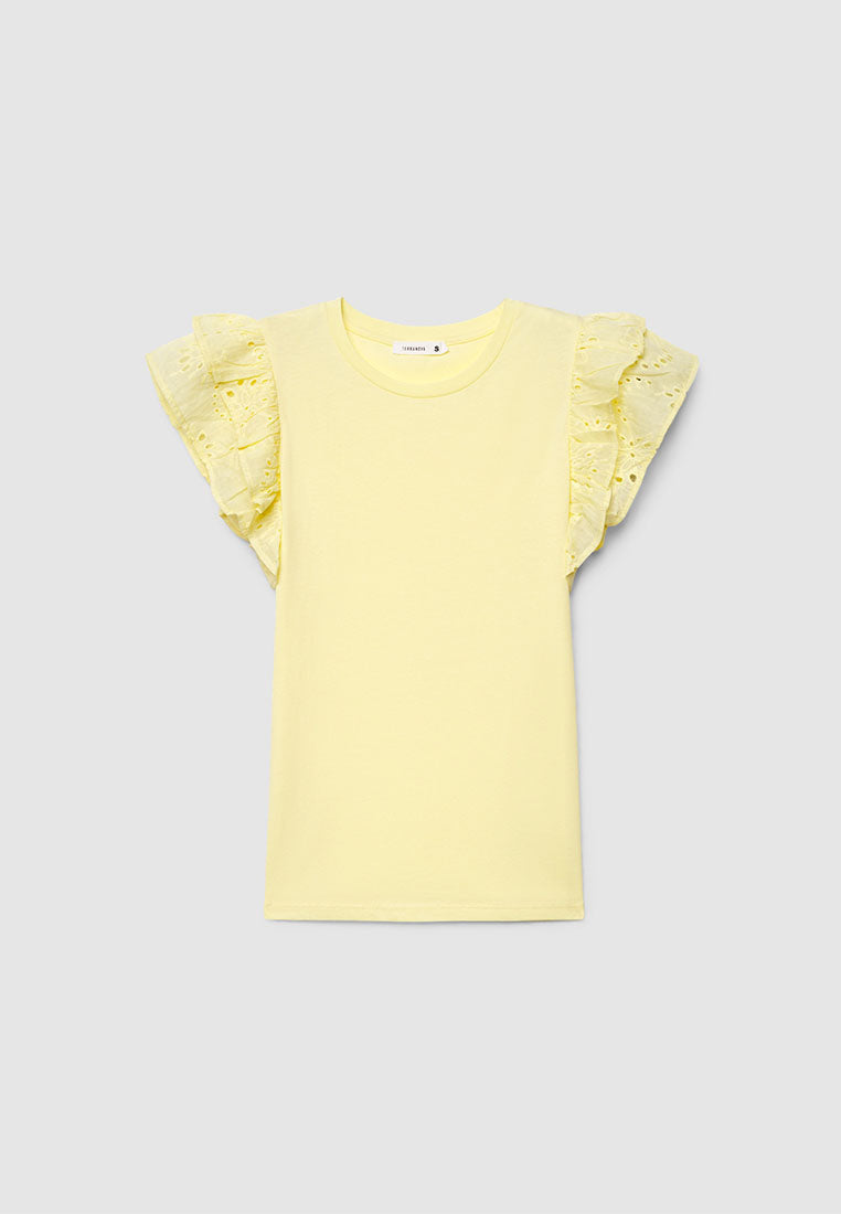 Women's Ruffle-trimmed Sleeves