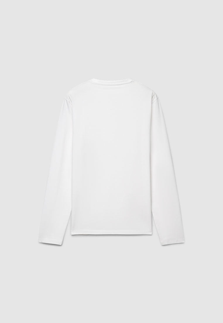 Men's Minimalist Crew Neck Long Sleeve Shirt