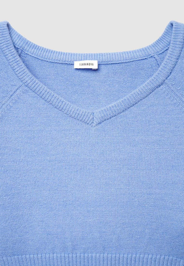 Women's V-neck Cropped Top
