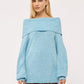 Women's Plain wide-neck top