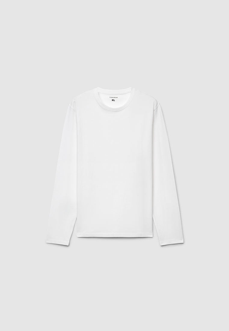 Men's Minimalist Crew Neck Long Sleeve Shirt