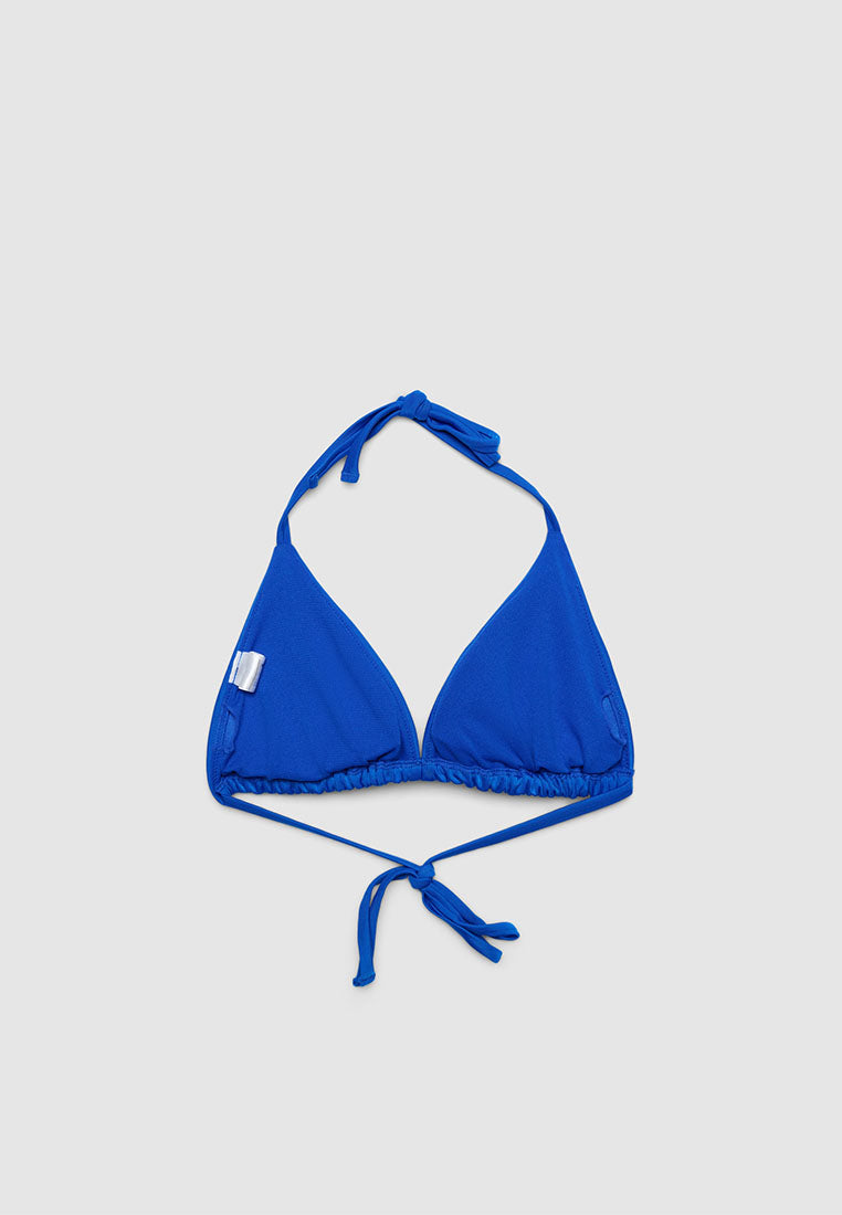 Women's Shimmering Triangle Bikini Top