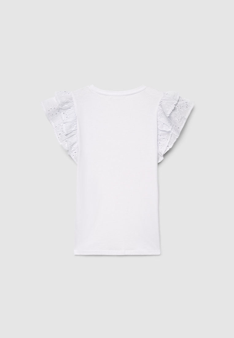 Women's Ruffle-trimmed Sleeves