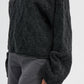 Women's Sweater with turtleneck and cable knit