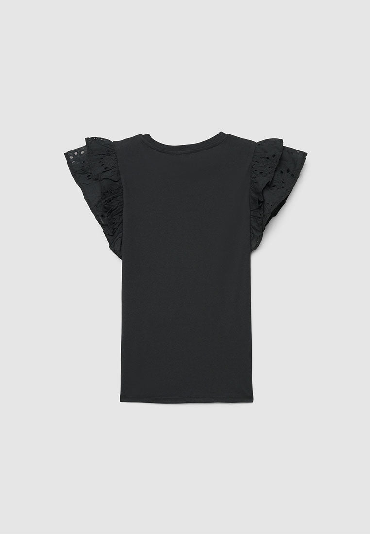Women's Ruffle-trimmed Sleeves