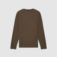 Men's Minimalist Crew Neck Long Sleeve Shirt