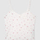 Women's Floral Crop Pajama Set