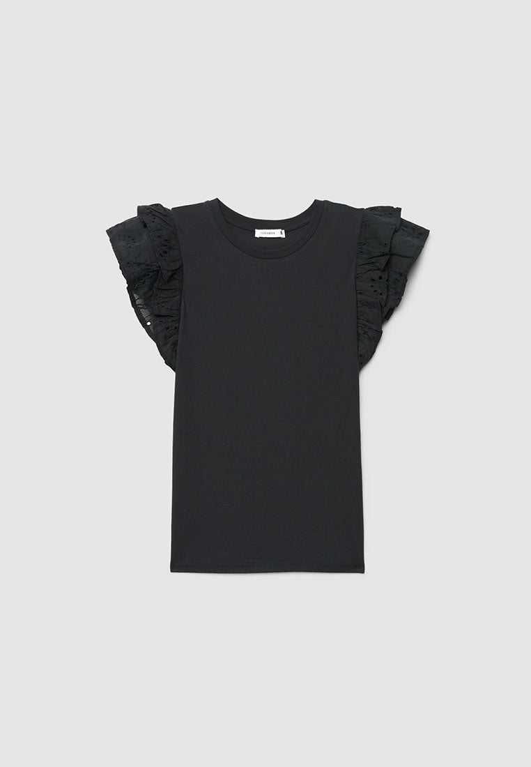 Women's Ruffle-trimmed Sleeves