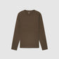 Men's Minimalist Crew Neck Long Sleeve Shirt
