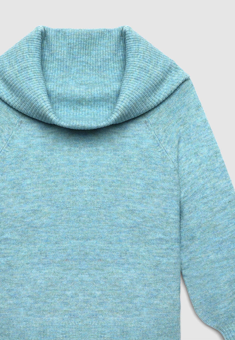 Women's Plain wide-neck top