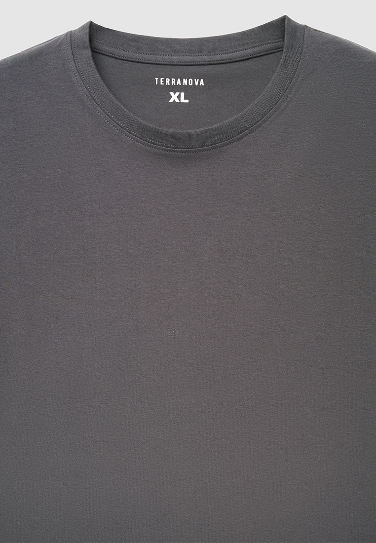 Men's Minimalist Crew Neck Long Sleeve Shirt
