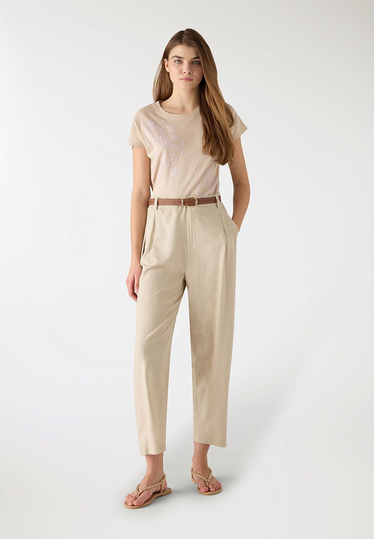 Women's Kimono-style Round Neck T-shirt