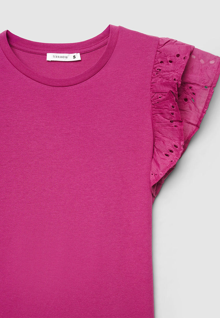 Women's Ruffle-trimmed Sleeves