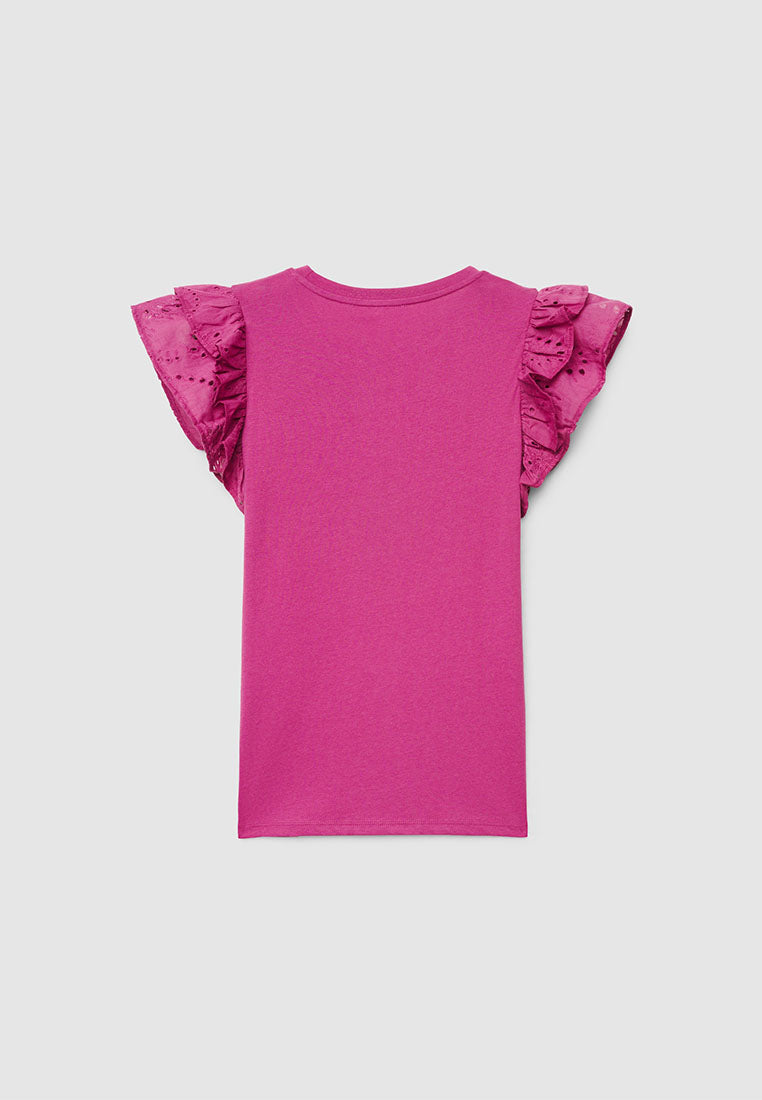 Women's Ruffle-trimmed Sleeves