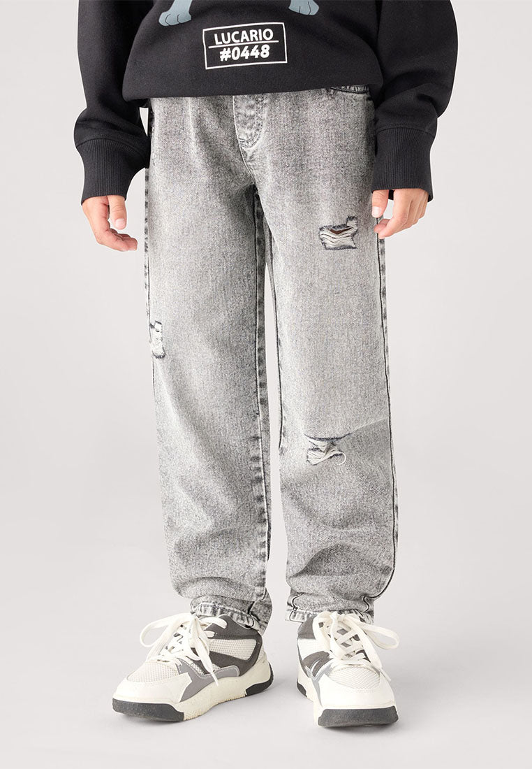 Ripped Drawstring Jogger for Boys