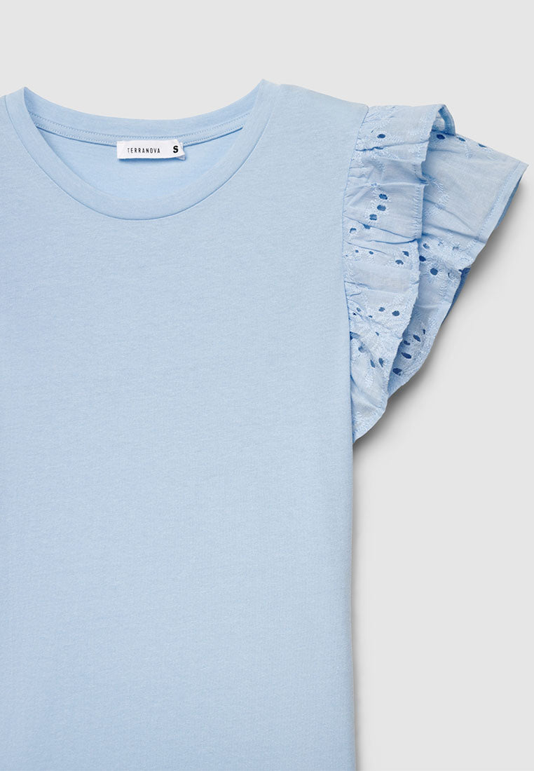Women's Ruffle-trimmed Sleeves