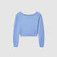 Women's V-neck Cropped Top