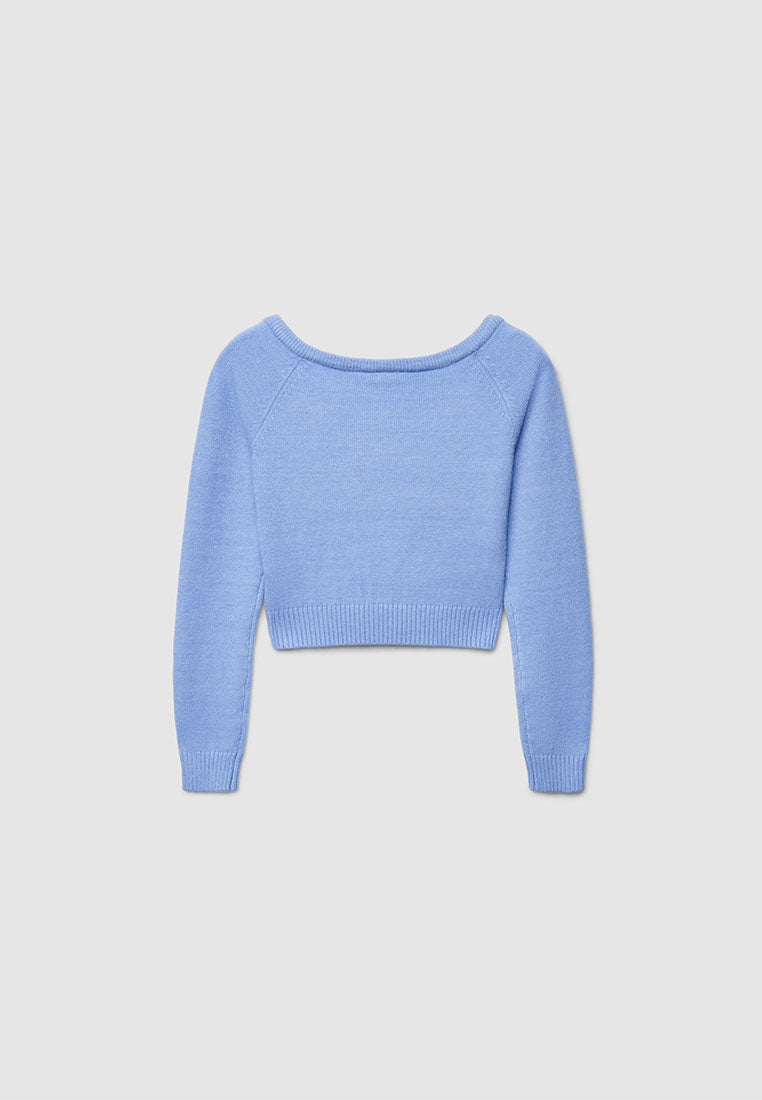 Women's V-neck Cropped Top