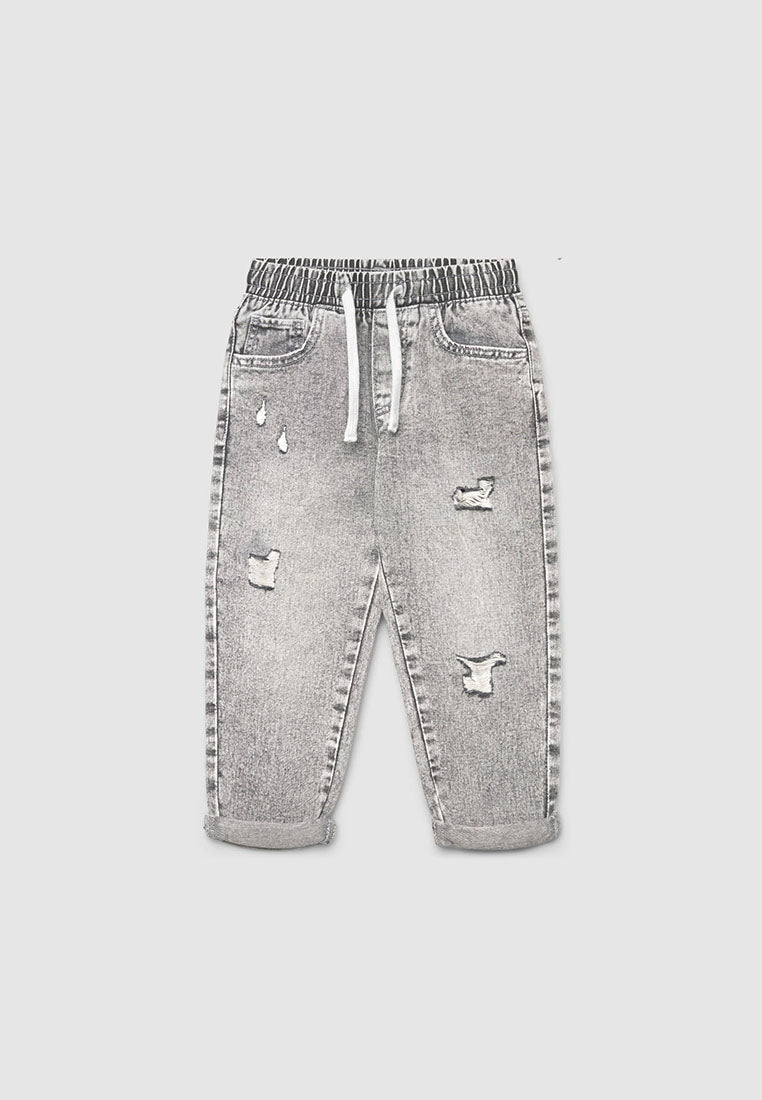 Ripped Drawstring Jogger for Boys