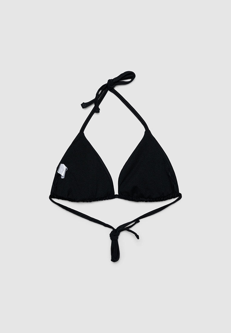 Women's Shimmering Triangle Bikini Top