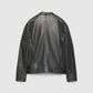 Men's Leather-look Biker Jacket
