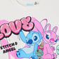 Crop sweatshirt with Stitch® and Angel® print for Girls