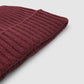 Women's Solid colour ribbed cap