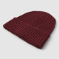 Women's Solid colour ribbed cap