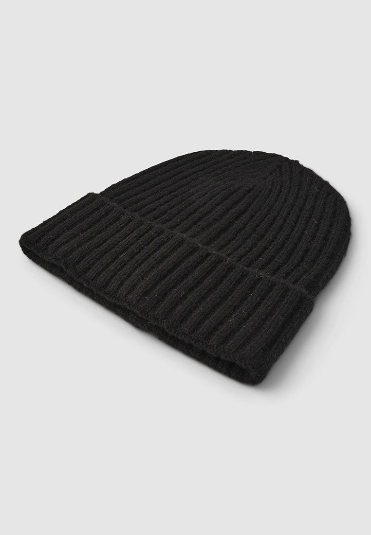Women's Solid colour ribbed cap