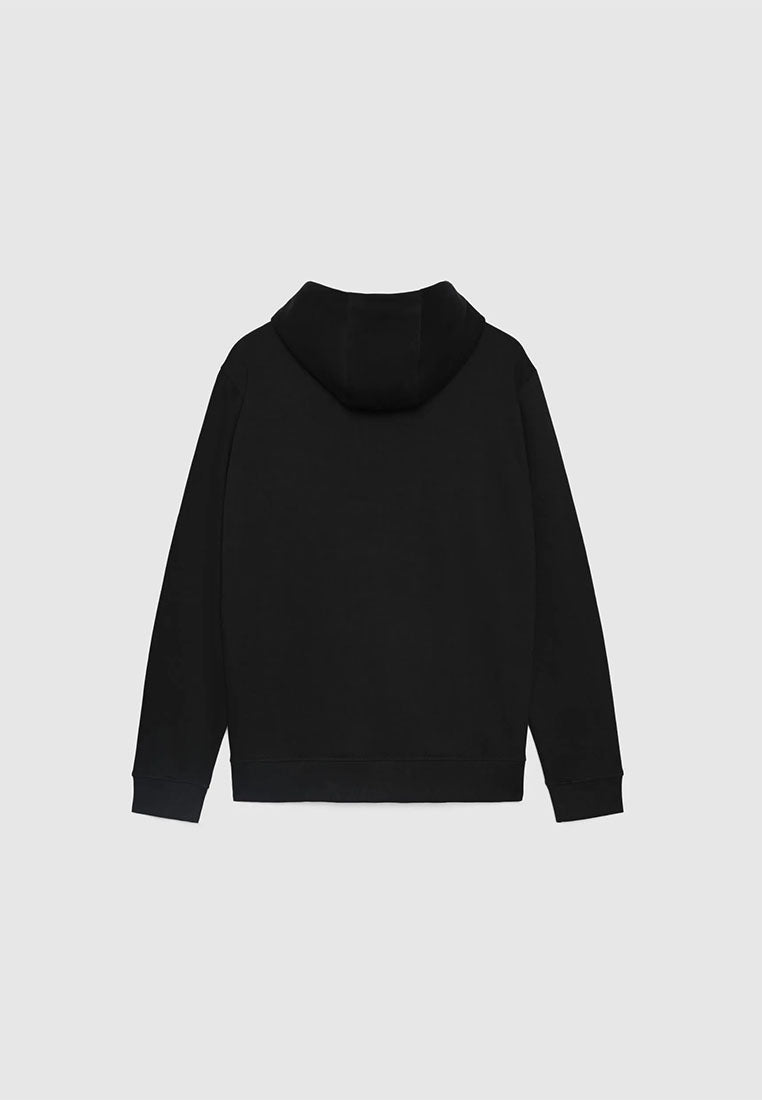 Men's sweatshirt with zip and hood
