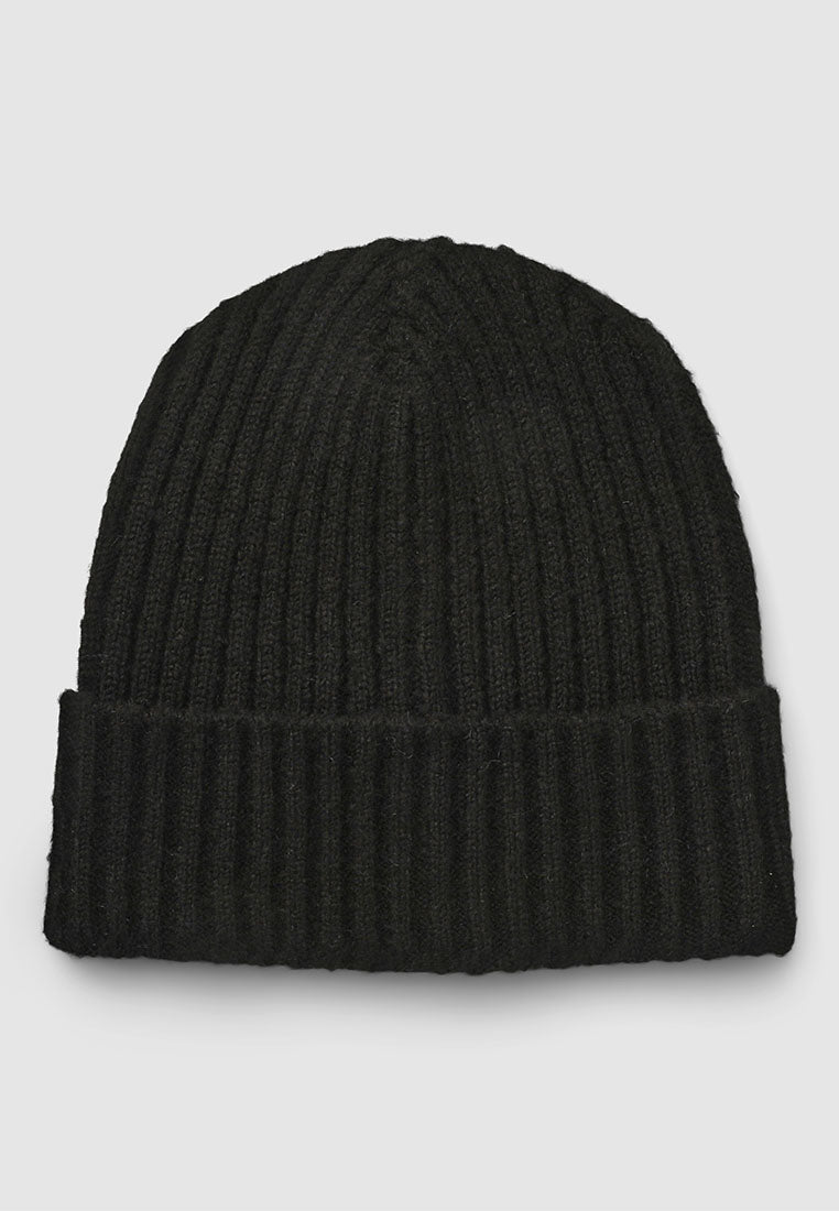 Women's Solid colour ribbed cap