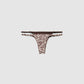 Zebra Print Brazilian Bikini Bottom