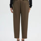 Women's Chino trousers with pleats and belt