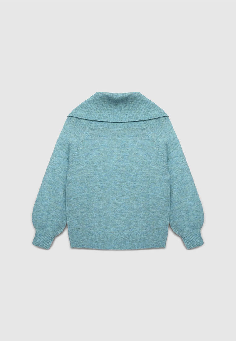 Women's Plain wide-neck top