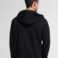 Men's sweatshirt with zip and hood