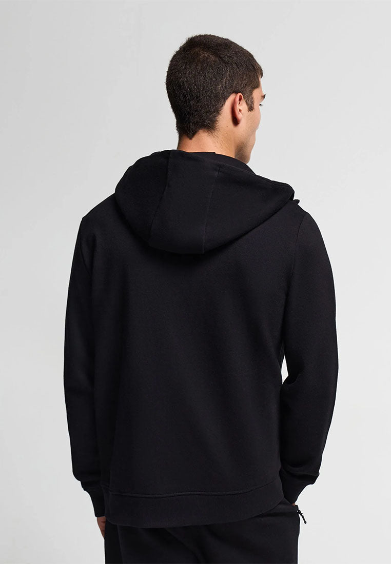 Men's sweatshirt with zip and hood