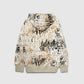 Hooded sweatshirt with graffiti print for Boys