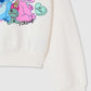 Crop sweatshirt with Stitch® and Angel® print for Girls